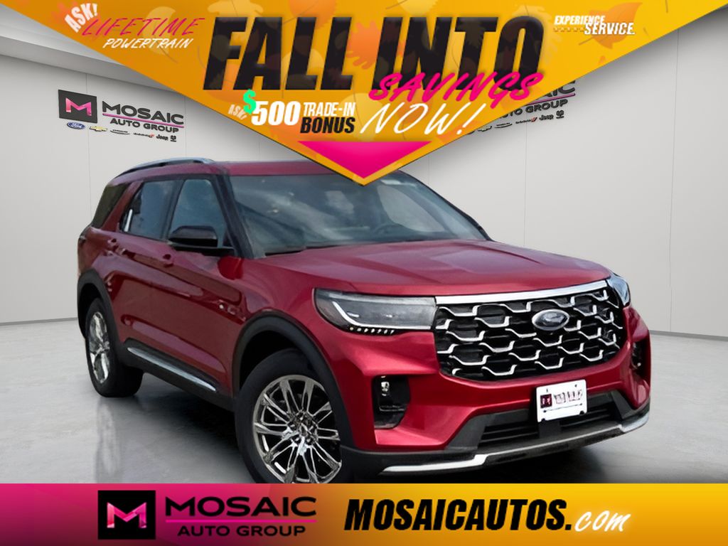 New 2025 Ford Explorer Platinum SUVs