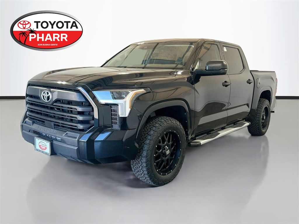 Midnight Black Metallic 2024 Toyota Tundra Pickup Truck Four-Wheel Drive Automatic