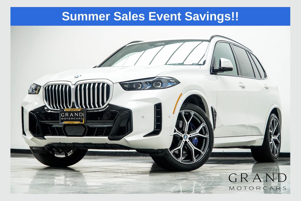 White 2024 BMW X5 SUV / Crossover All-Wheel Drive 8-Speed Automatic