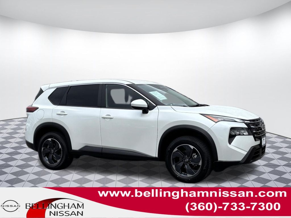 Everest White Pearl 2025 Nissan Rogue SUV / Crossover All-Wheel Drive Continuously Variable Transmission