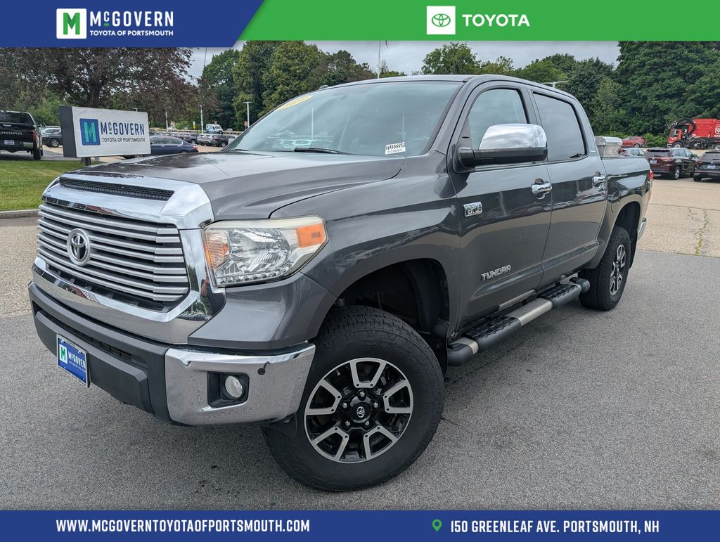 Magnetic Gray Metallic 2014 Toyota Tundra Pickup Truck Four-Wheel Drive 6-Speed Automatic Overdrive
