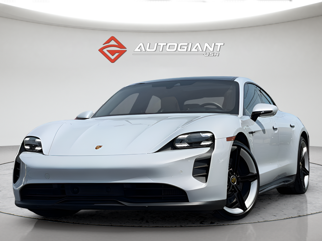 Silver 2022 Porsche Taycan Sedan All-Wheel Drive 2-Speed Automatic