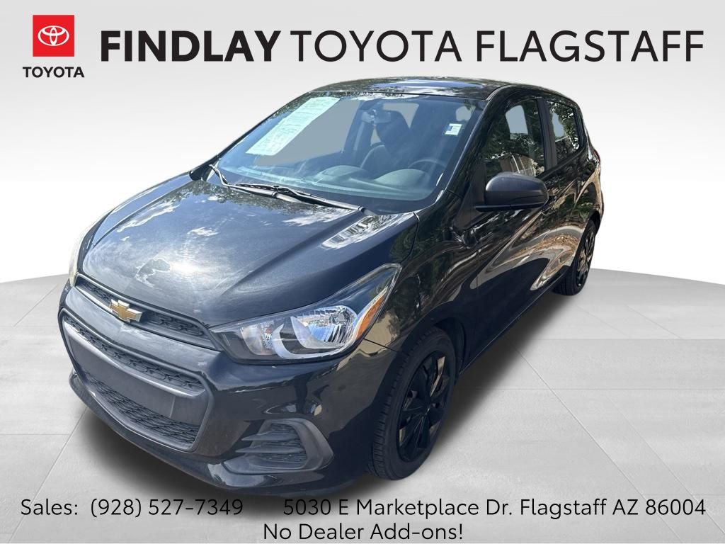 Black Granite Metallic 2016 Chevrolet Spark Hatchback Front-Wheel Drive Continuously Variable Transmission