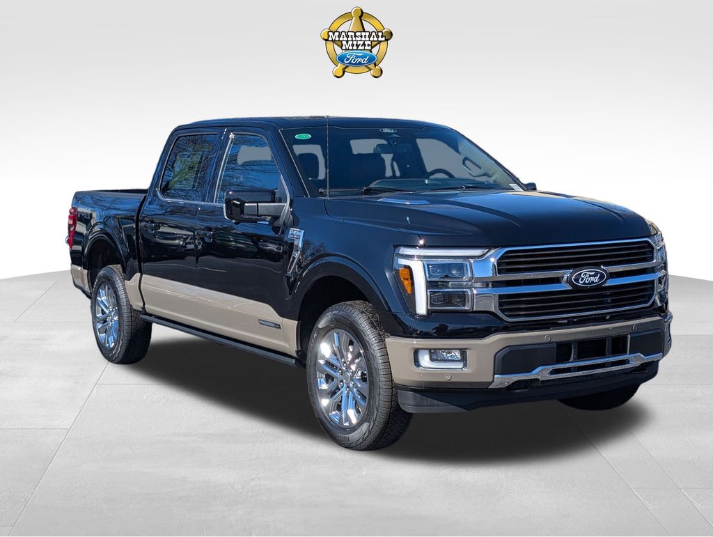 Agate Black Metallic 2026 Ford F-150 King Ranch SuperCrew 4WD Pickup Truck Four-Wheel Drive Automatic