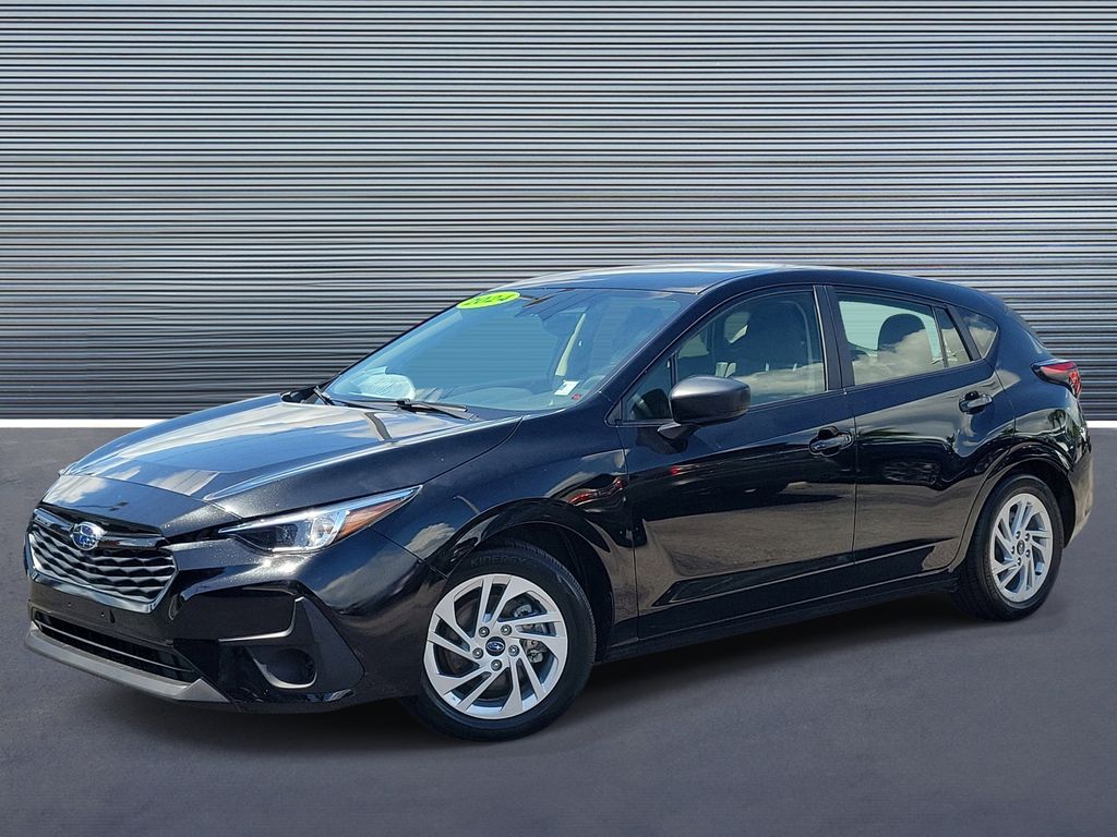 Crystal Black Silica 2024 Subaru Impreza AWD Wagon All-Wheel Drive Continuously Variable Transmission