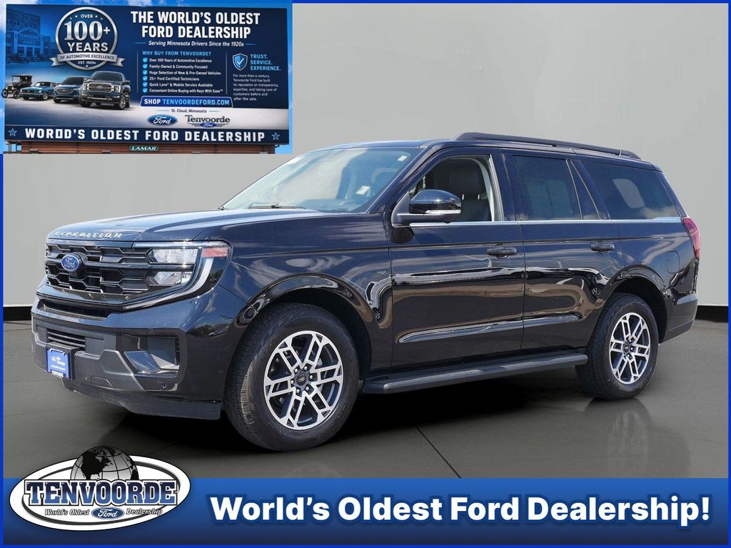 Black Metallic 2025 Ford Expedition SUV / Crossover Four-Wheel Drive Automatic