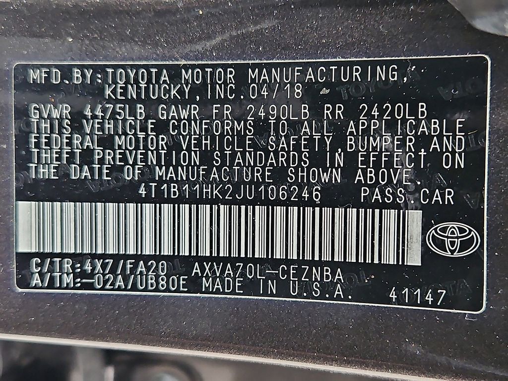 Thumbnail: 2018 Toyota Camry - 26