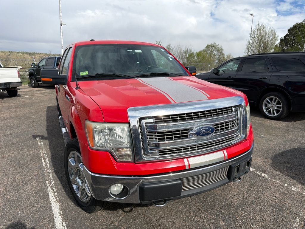 Race Red 2013 Ford F-150 XLT SuperCrew 4WD Pickup Truck Four-Wheel Drive 6-Speed Automatic