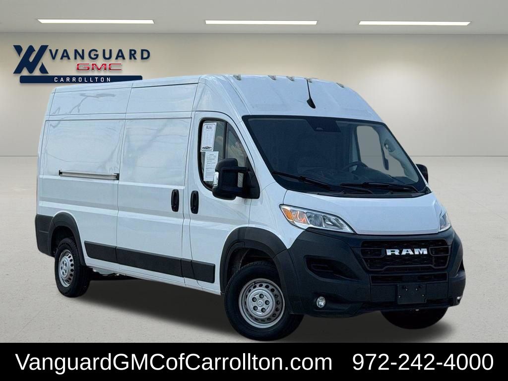 Bright White Clearcoat 2024 RAM ProMaster Van Front-Wheel Drive 9-Speed Automatic