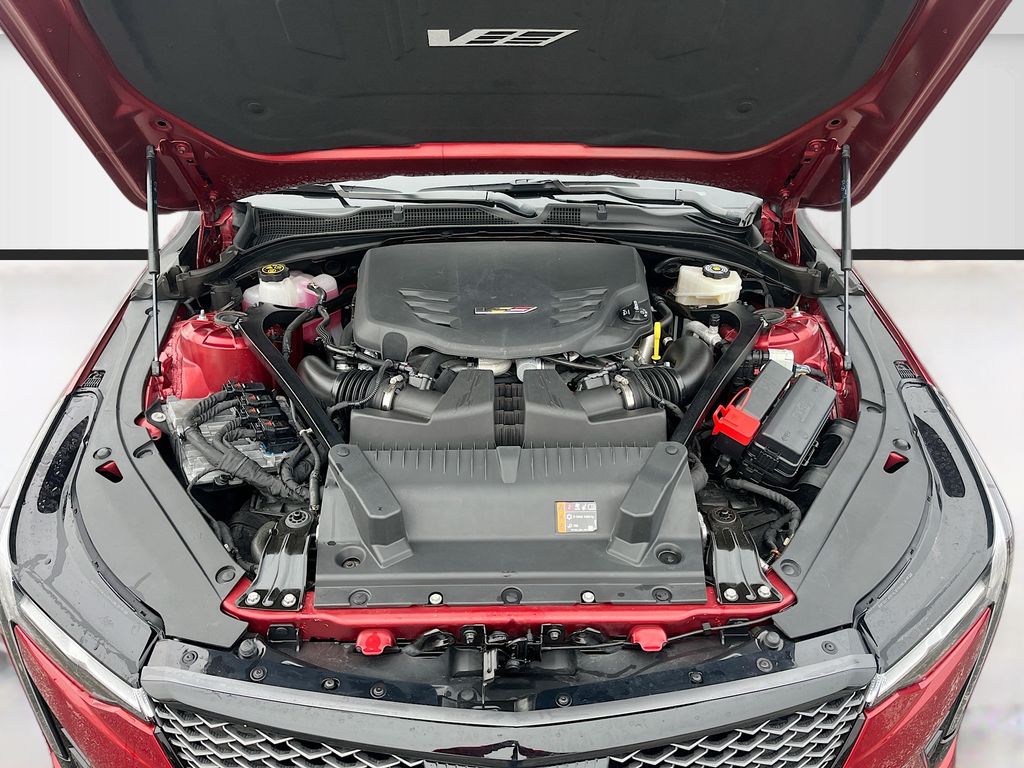 2023 Cadillac CT4 V-Series Red at AutoSavvy Houston Southwest
