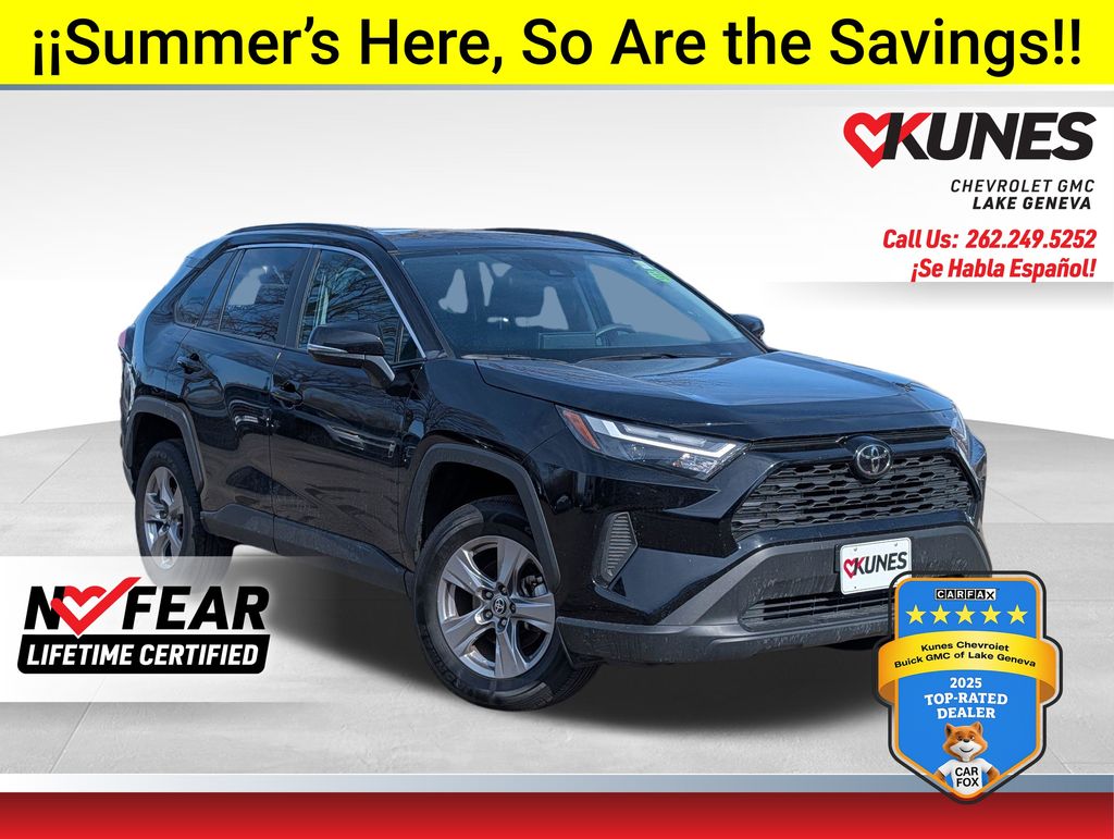 Midnight Black Metallic 2025 Toyota RAV4 XLE AWD SUV / Crossover All-Wheel Drive 8-Speed Automatic