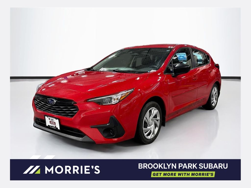 Pure Red 2024 Subaru Impreza Wagon All-Wheel Drive Continuously Variable Transmission