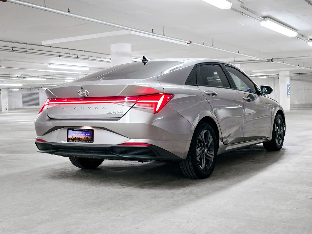 2021 Hyundai Elantra Hybrid Blue 6