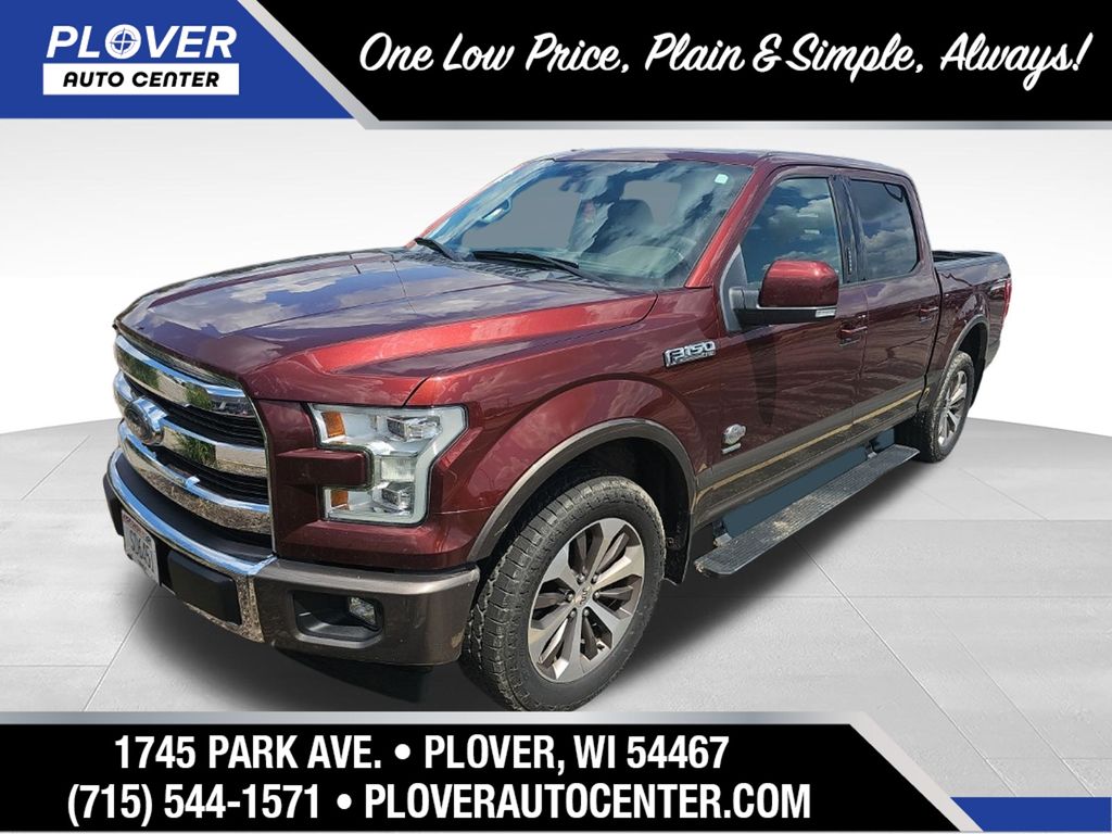 Red (Bronze Fire Metallic) 2017 Ford F-150 Pickup Truck Four-Wheel Drive Automatic