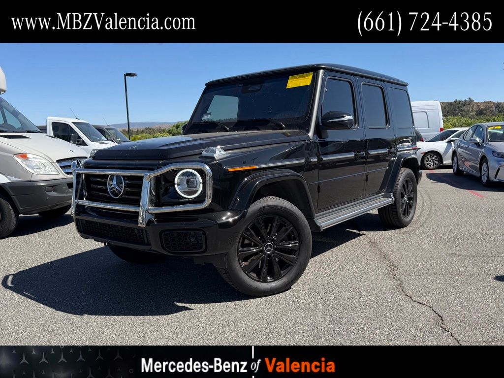 Obsidian Black 2025 Mercedes-Benz G-Class G 550 4MATIC SUV / Crossover All-Wheel Drive 9-Speed Automatic