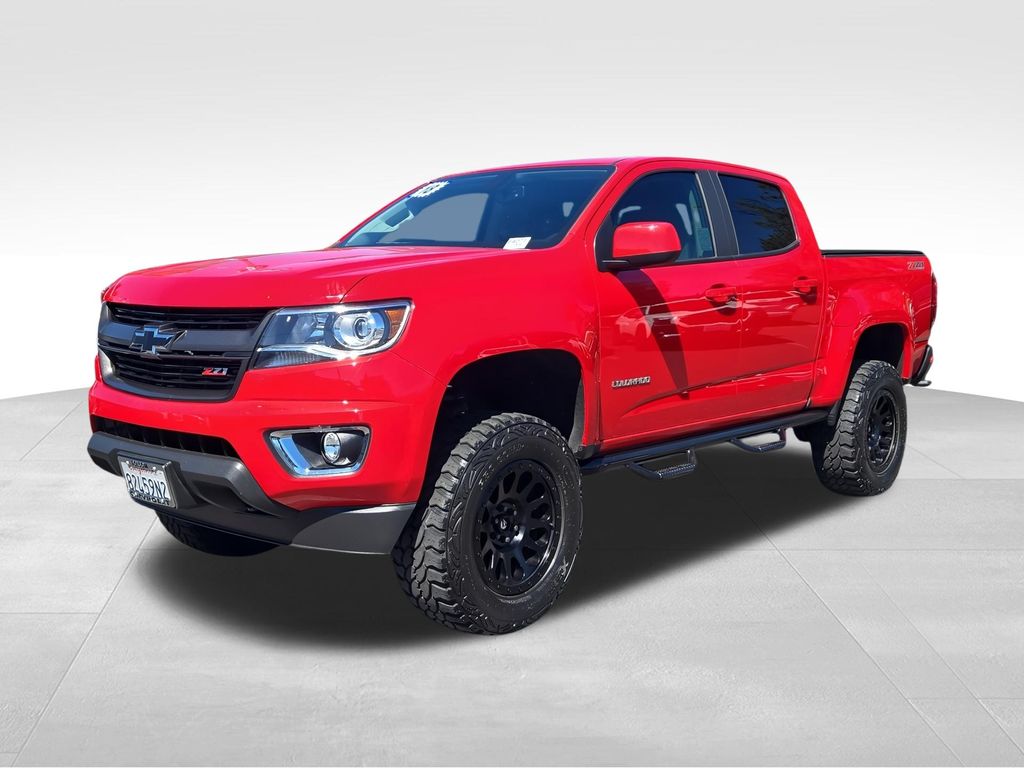 Red Hot 2018 Chevrolet Colorado Pickup Truck Four-Wheel Drive 8-Speed Automatic