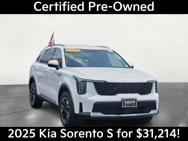 Glacial White Pearl 2025 Kia Sorento SUV / Crossover All-Wheel Drive 8-Speed Automatic