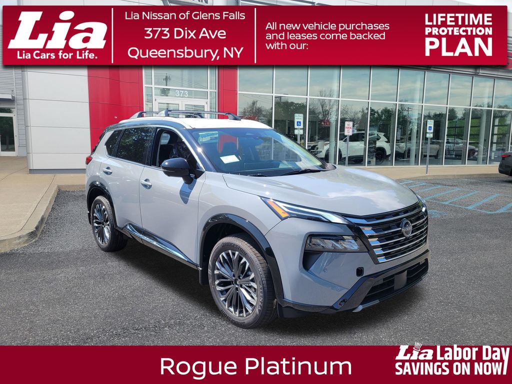 Boulder Gray/Super Black 2026 Nissan Rogue SUV / Crossover All-Wheel Drive Continuously Variable Transmission