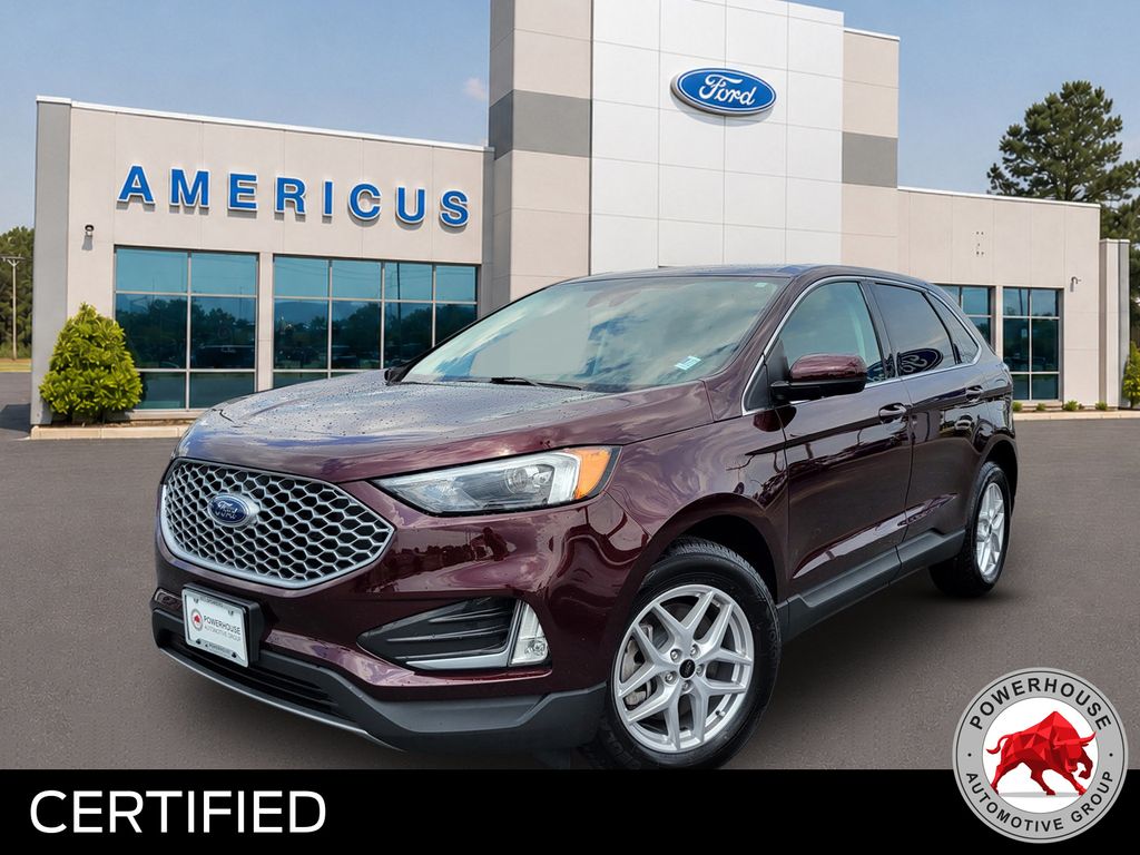Red (Burgundy) 2023 Ford Edge SUV / Crossover All-Wheel Drive 8-Speed Automatic