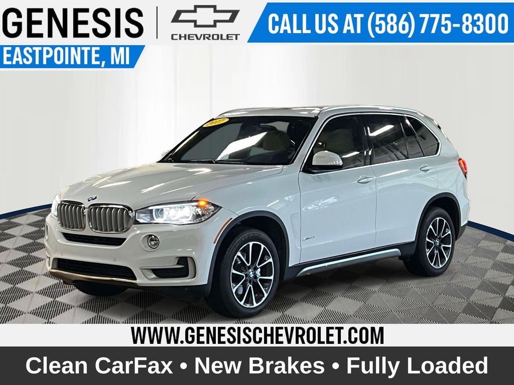 Alpine White 2017 BMW X5 SUV / Crossover All-Wheel Drive 8-Speed Automatic