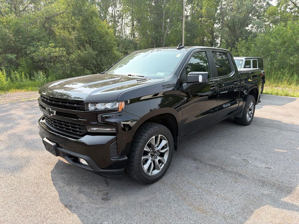 Black 2022 Chevrolet Silverado 1500 Pickup Truck Four-Wheel Drive Automatic