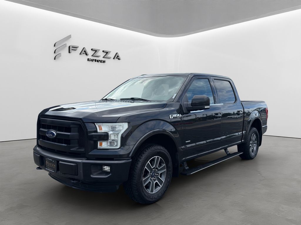 Tuxedo Black Metallic 2015 Ford F-150 Pickup Truck Four-Wheel Drive 6-Speed Automatic