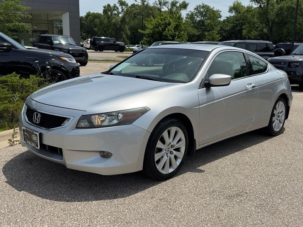 Alabaster Silver Metallic 2008 Honda Accord Coupe Coupe Front-Wheel Drive 5-Speed Automatic Overdrive