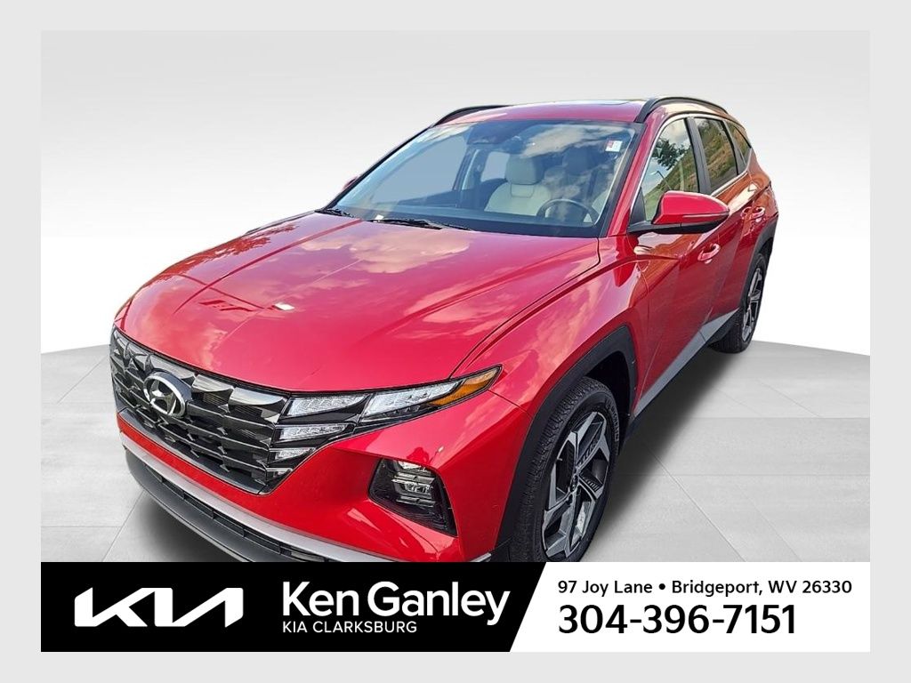 Calypso Red 2023 Hyundai Tucson SUV / Crossover All-Wheel Drive 8-Speed Automatic