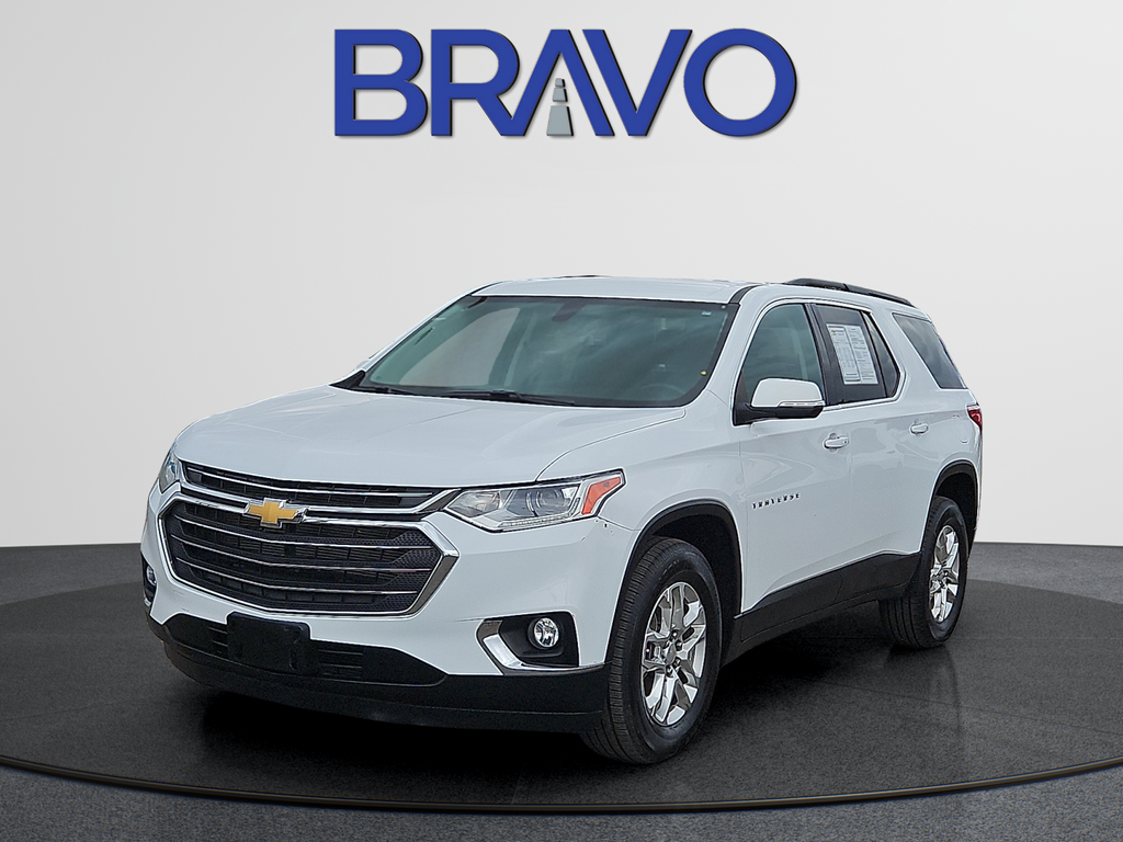 Summit White 2021 Chevrolet Traverse LT Cloth FWD SUV / Crossover Front-Wheel Drive 9-Speed Automatic