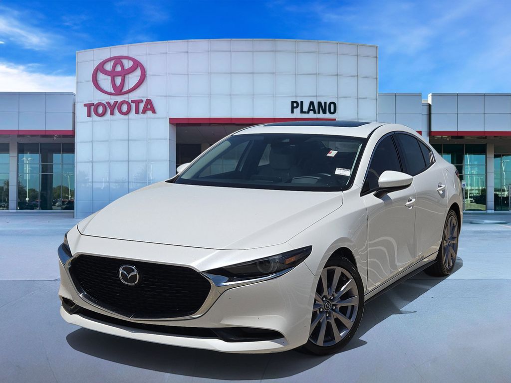 Snowflake White Pearl Mica 2019 Mazda MAZDA3 Sedan Front-Wheel Drive 6-Speed Automatic