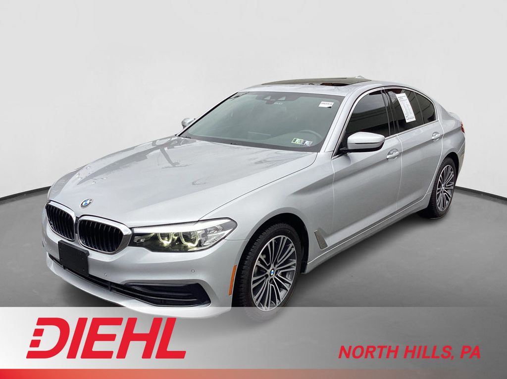 Glacier Silver Metallic 2020 BMW 5 Series 530i xDrive Sedan AWD Sedan All-Wheel Drive 8-Speed Automatic