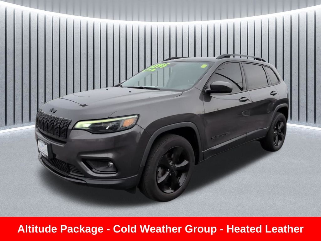 Crystal Metallic 2019 Jeep Cherokee SUV / Crossover Four-Wheel Drive 9-Speed Automatic