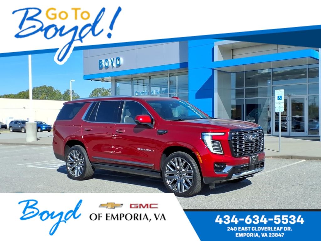 Volcanic Red Tintcoat 2026 GMC Yukon Denali Ultimate 4WD SUV / Crossover Four-Wheel Drive