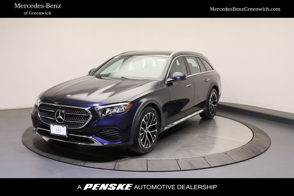 Nautical Blue Metallic 2024 Mercedes-Benz E-Class All-Terrain Wagon All-Wheel Drive 9-Speed Automatic