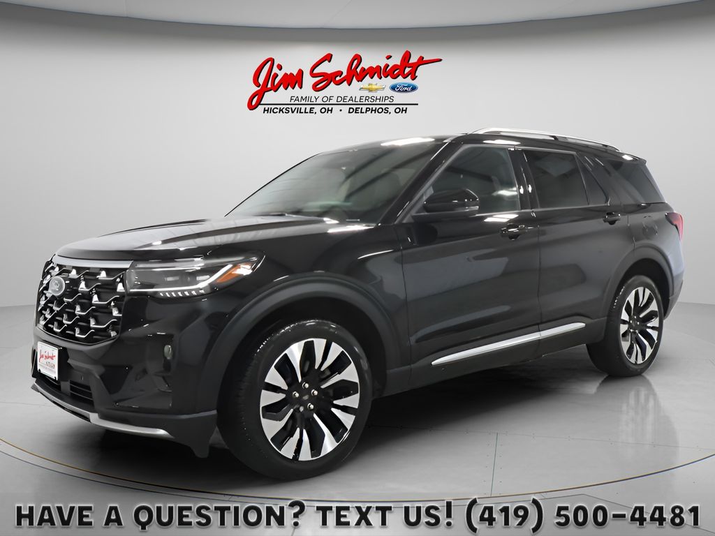Agate Black Metallic 2025 Ford Explorer SUV / Crossover All-Wheel Drive Automatic