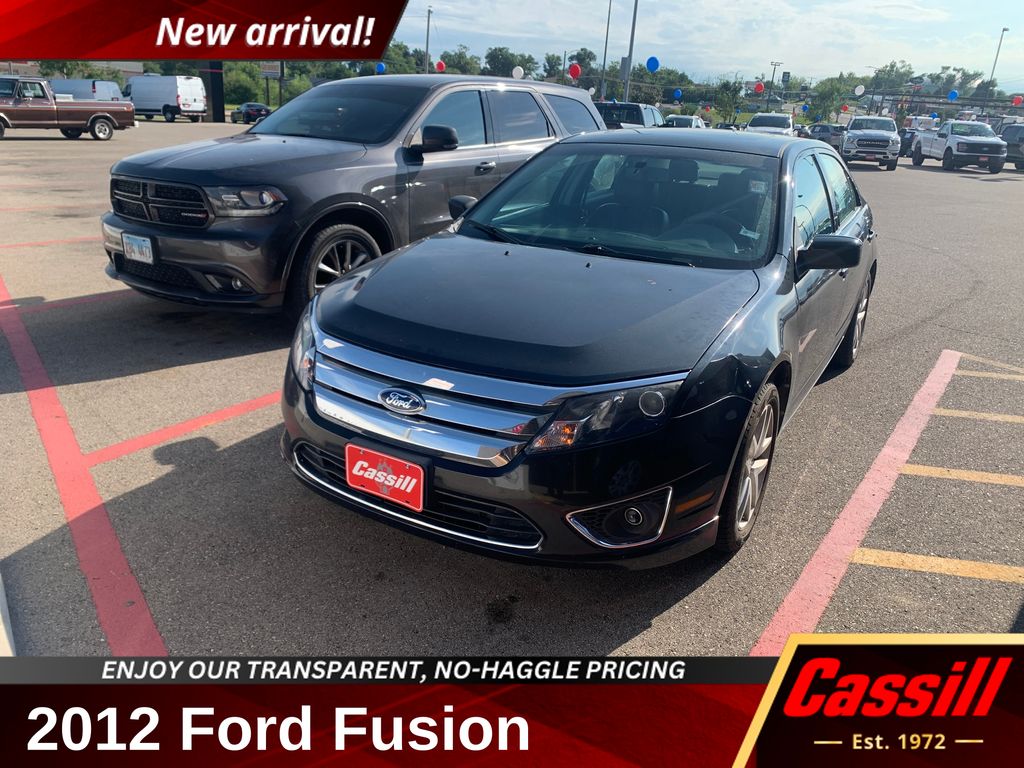 Tuxedo Black 2012 Ford Fusion Sedan All-Wheel Drive 6-Speed Automatic