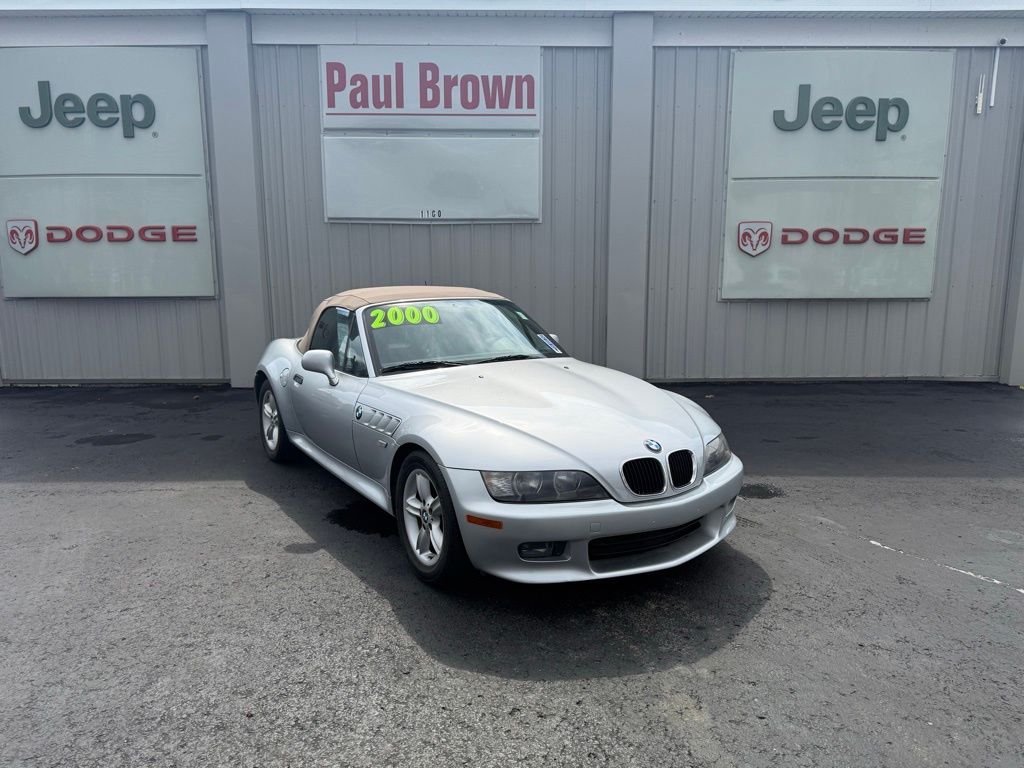Silver 2000 BMW Z3 2.3 Roadster RWD Convertible Rear-Wheel Drive 5-Speed Manual