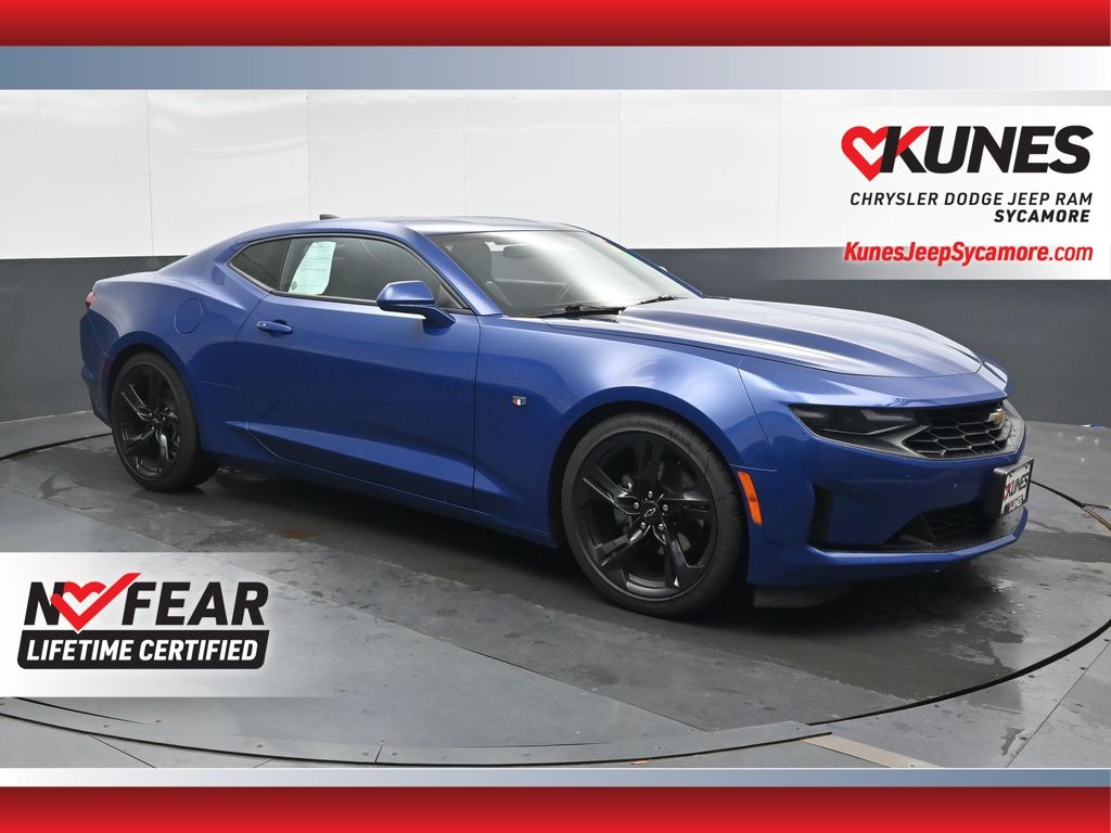 Riverside Blue Metallic 2020 Chevrolet Camaro 1LT Coupe RWD Coupe Rear-Wheel Drive Automatic
