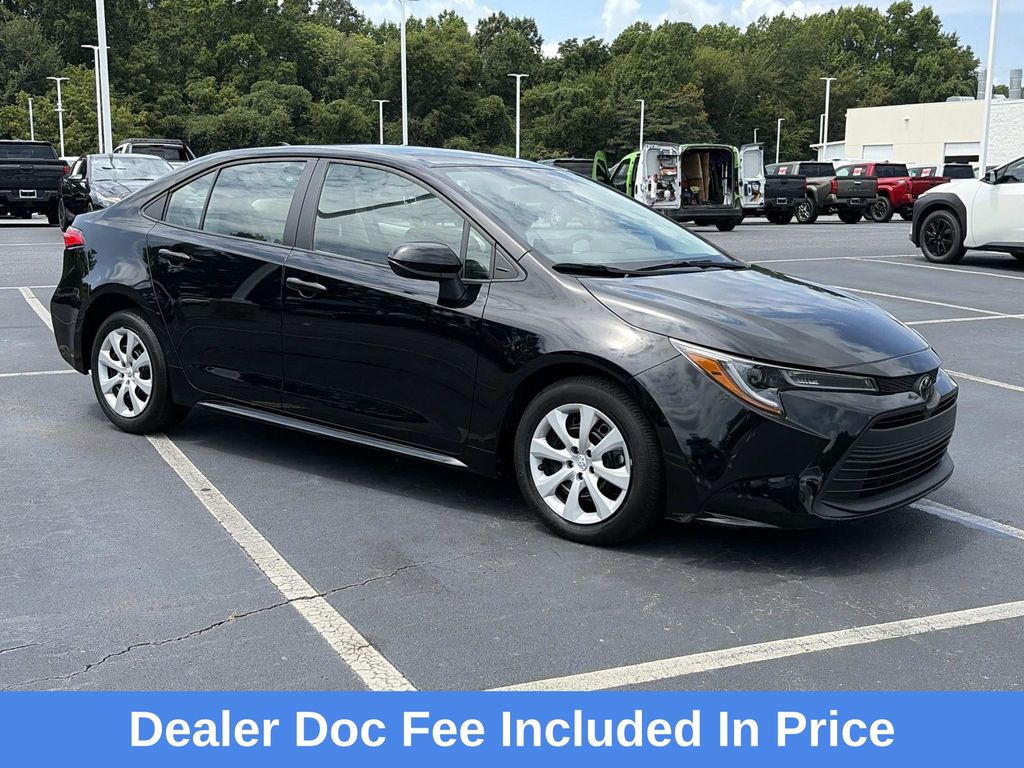 Midnight Black Metallic 2024 Toyota Corolla Sedan Front-Wheel Drive Continuously Variable Transmission