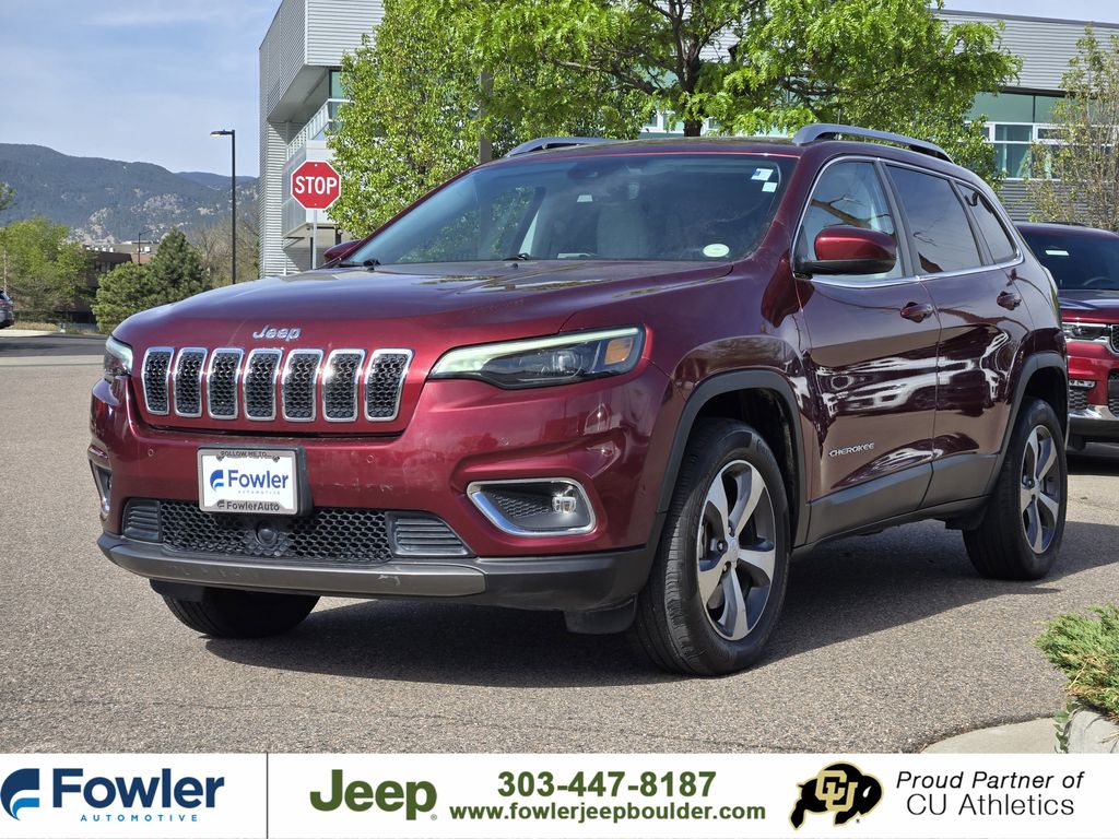 Velvet Red Pearlcoat 2021 Jeep Cherokee Limited 4WD SUV / Crossover Four-Wheel Drive 9-Speed Automatic