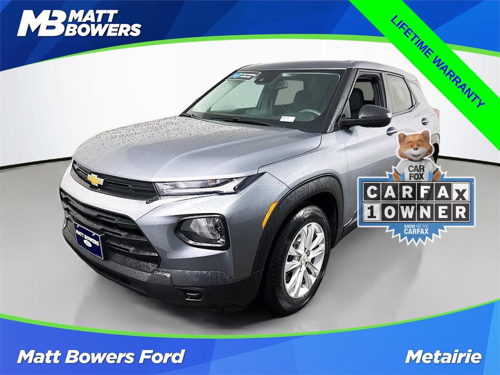 Gray (Satin Steel Metallic) 2021 Chevrolet Trailblazer LS FWD SUV / Crossover Front-Wheel Drive Continuously Variable Transmission