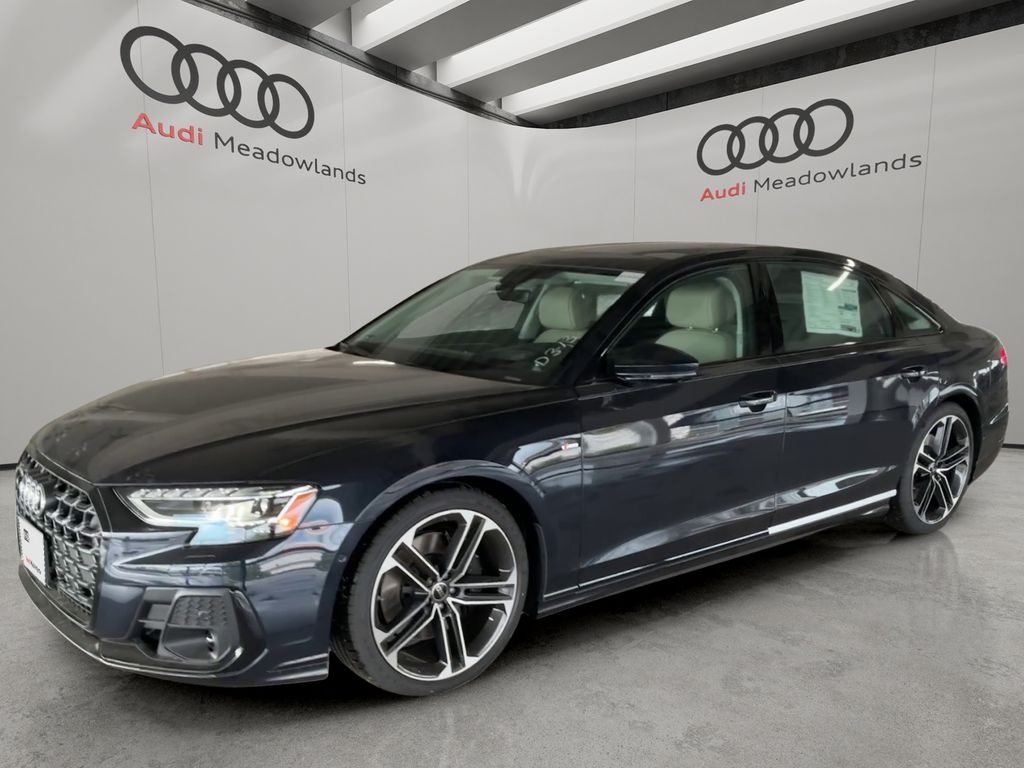 Firmament Blue Metallic 2026 Audi A8 Sedan All-Wheel Drive 8-Speed Automatic