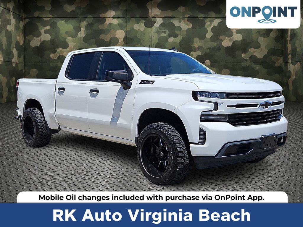 Summit White 2020 Chevrolet Silverado 1500 RST Crew Cab 4WD Pickup Truck Four-Wheel Drive 8-Speed Automatic