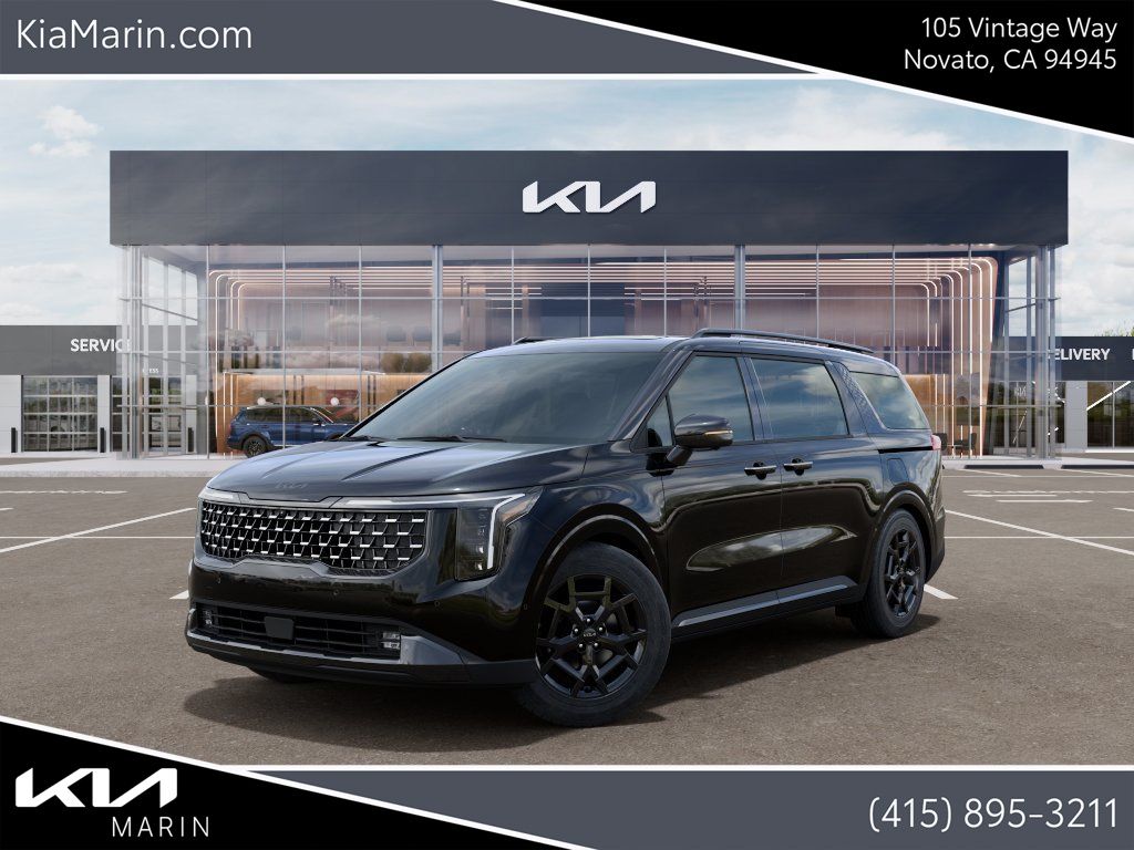 Aurora Black Pearl 2026 Kia Carnival Hybrid Minivan Front-Wheel Drive 6-Speed Automatic