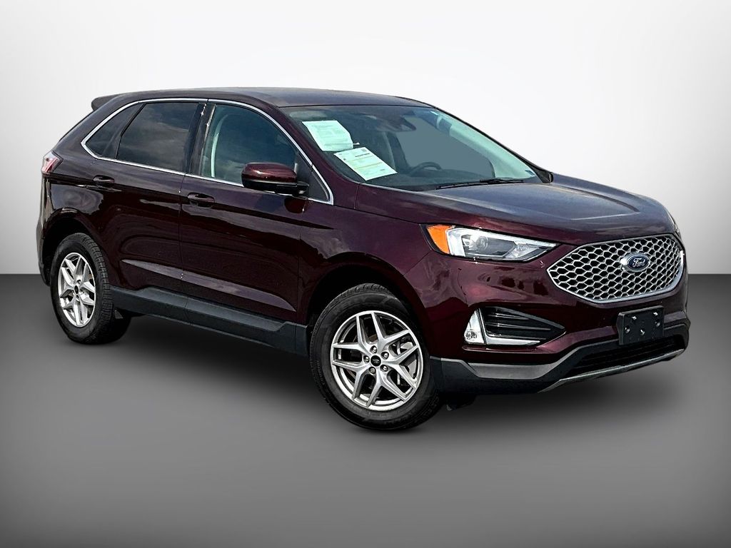 Red (Burgundy) 2024 Ford Edge SEL AWD SUV / Crossover All-Wheel Drive 8-Speed Automatic
