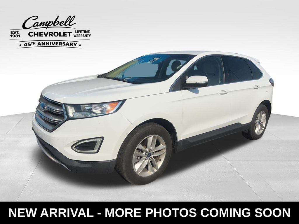 Oxford White 2017 Ford Edge SEL AWD SUV / Crossover All-Wheel Drive 6-Speed Automatic