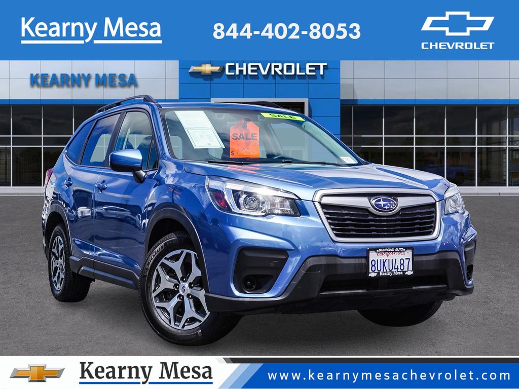 Horizon Blue Pearl 2019 Subaru Forester 2.5i Premium AWD SUV / Crossover All-Wheel Drive Continuously Variable Transmission