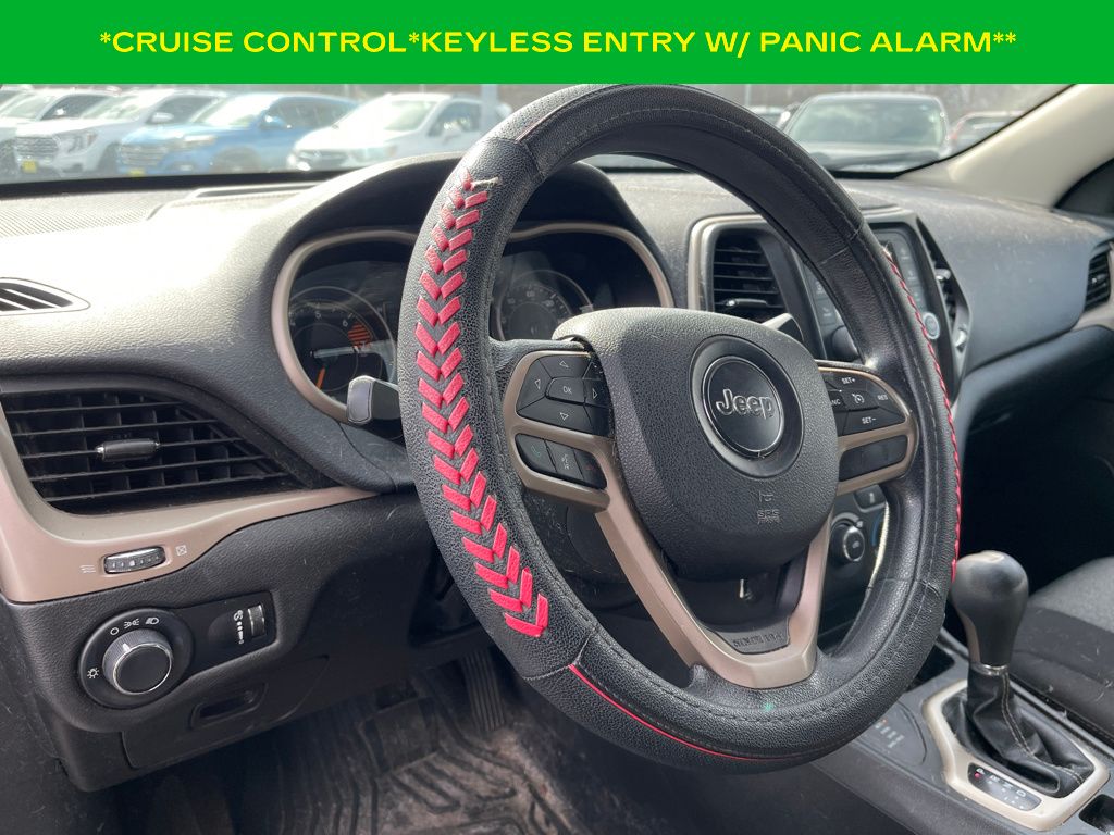 used 2017 Jeep Cherokee car, priced at $11,000