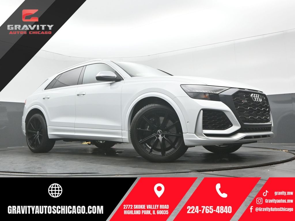 Glacier White Metallic 2021 Audi RS Q8 SUV / Crossover All-Wheel Drive 8-Speed Automatic