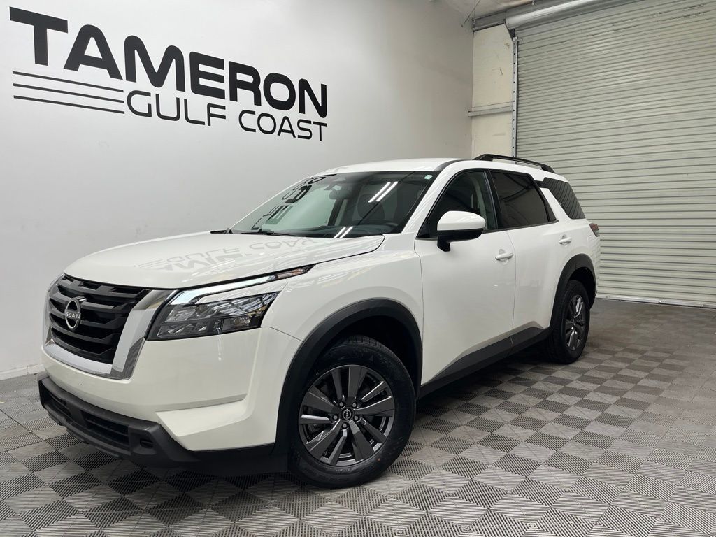 Glacier White 2025 Nissan Pathfinder SV 4WD SUV / Crossover All-Wheel Drive 9-Speed Automatic
